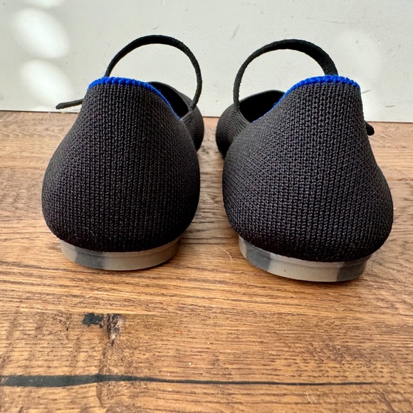 New Rothy's The Square Mary Jane Shoes Flats Black Women's Size 7 - Picture 5 of 7